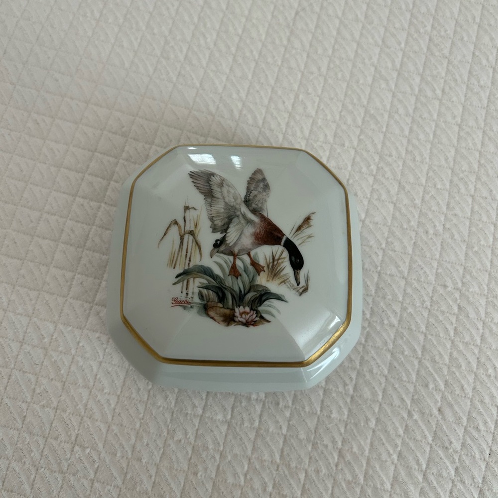 Gucci Vintage Porcelain Trinket Box